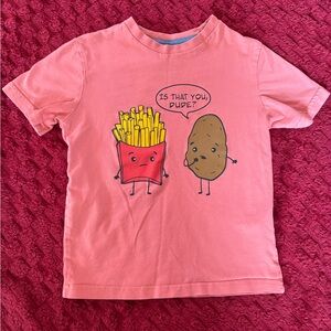 George Kids Coral Graphic Tee